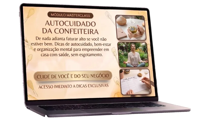 Bônus Autocuidado da Confeiteira