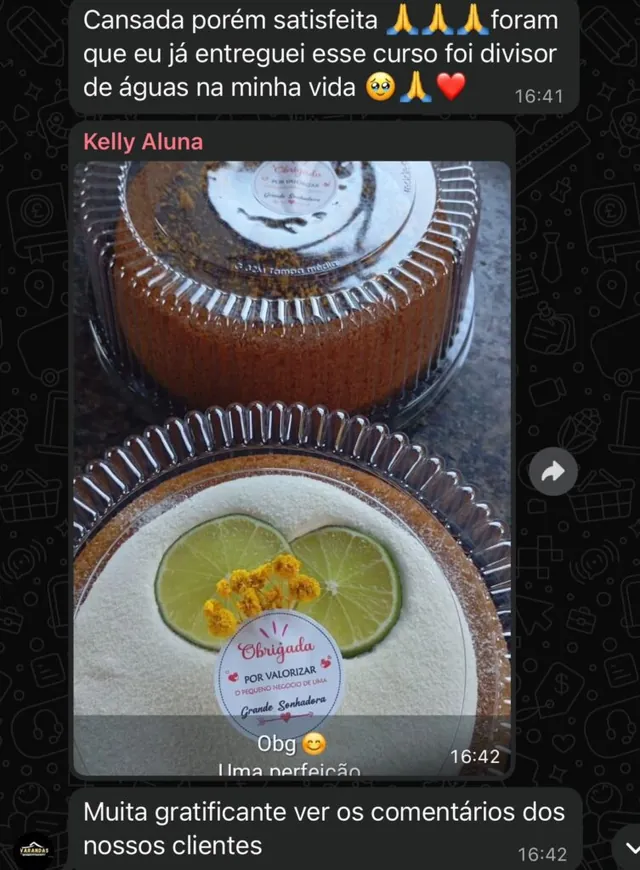 Depoimento de aluna Kelly