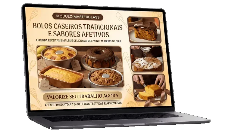 Módulo Bolos Caseiros Tradicionais e Sabores Afetivos